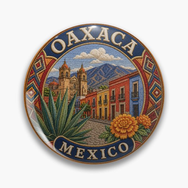 Artikelvorschau, Oaxaca, Mexiko – Kolonialstraßen, Kathedrale & Agavenblüte entworfen und verkauft von Girih.