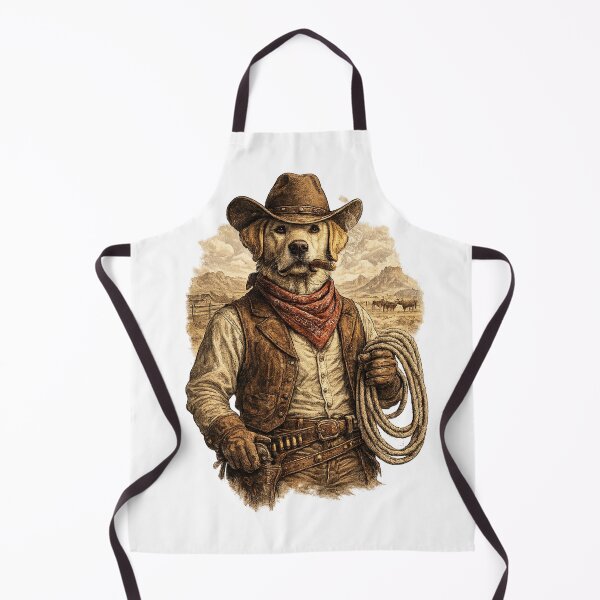 Item preview, Labrador Retriever Western Cowboy Dog Vintage Rodeo Country Style designed and sold by MAHverse.