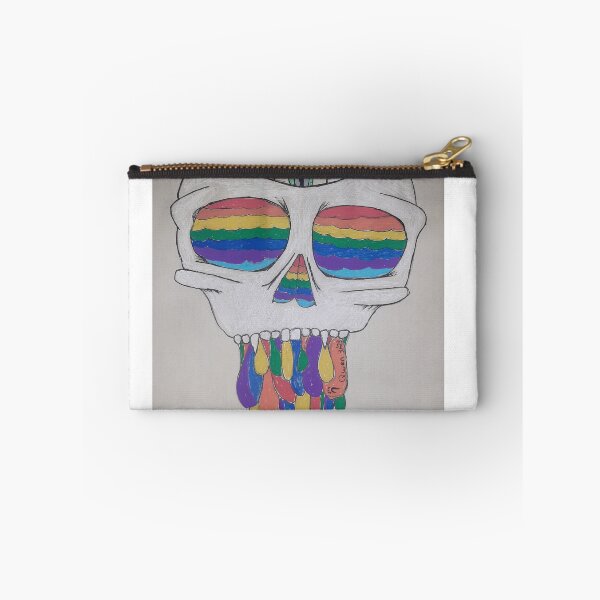 Item preview, Full Spectrum — Rainbow Skull Art Print | Pride Dark Art Illustration designed and sold by Feral-Ink.