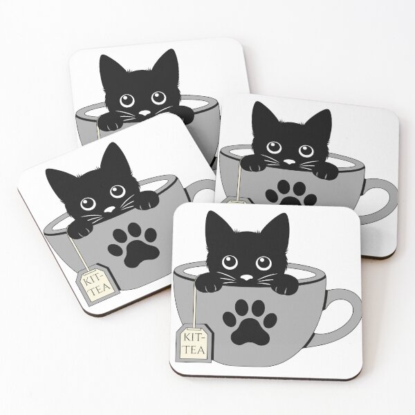 Item preview, Kit-Tea designed and sold by IdrisINK.