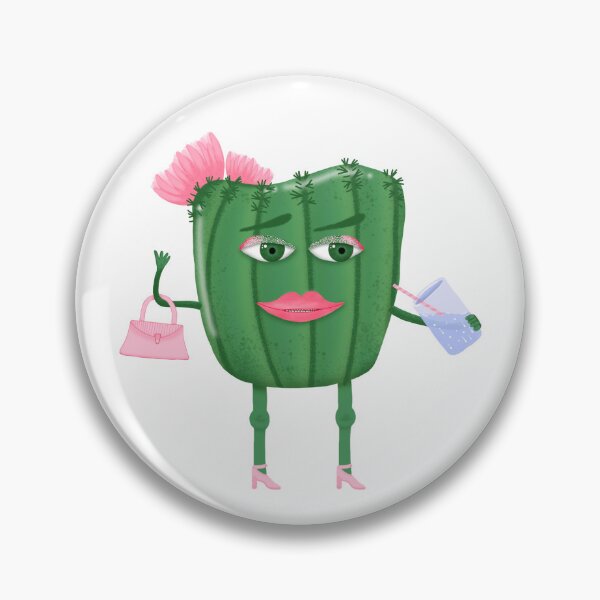 Item preview, Cactus Girl Drinking Soda designed and sold by VisualisedDesignsNZ.