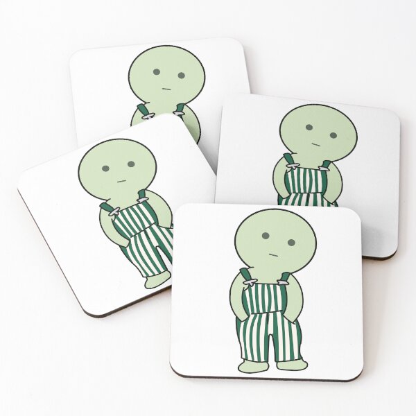 Item preview, Green and White Overall smiski designed and sold by chickensoupshop.
