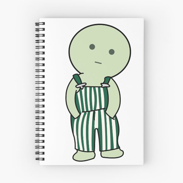 Item preview, Green and White Overall smiski designed and sold by chickensoupshop.