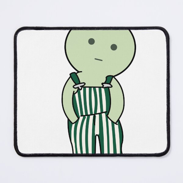 Item preview, Green and White Overall smiski designed and sold by chickensoupshop.