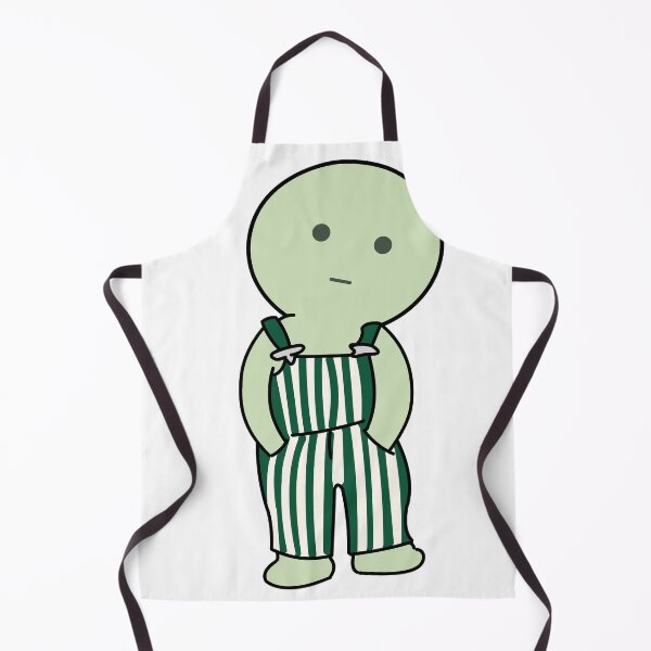 Item preview, Green and White Overall smiski designed and sold by chickensoupshop.