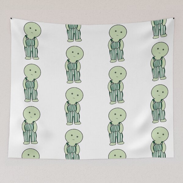 Item preview, Green and White Overall smiski designed and sold by chickensoupshop.