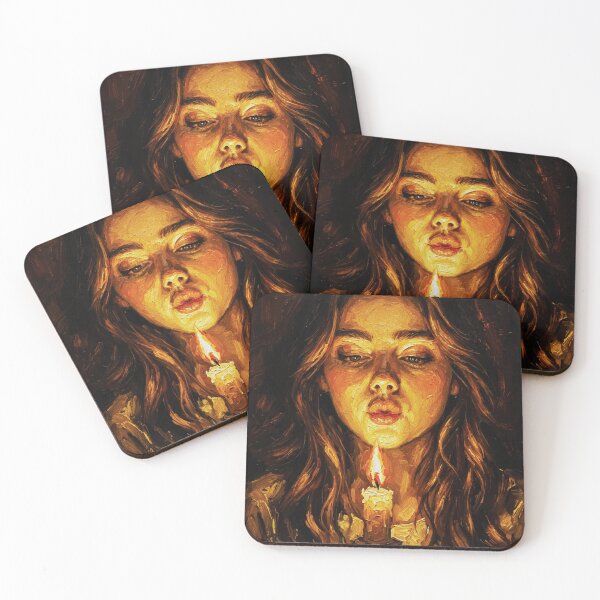 Item preview, Candlelight Soul Deep Oil Painting designed and sold by RamyGallery.