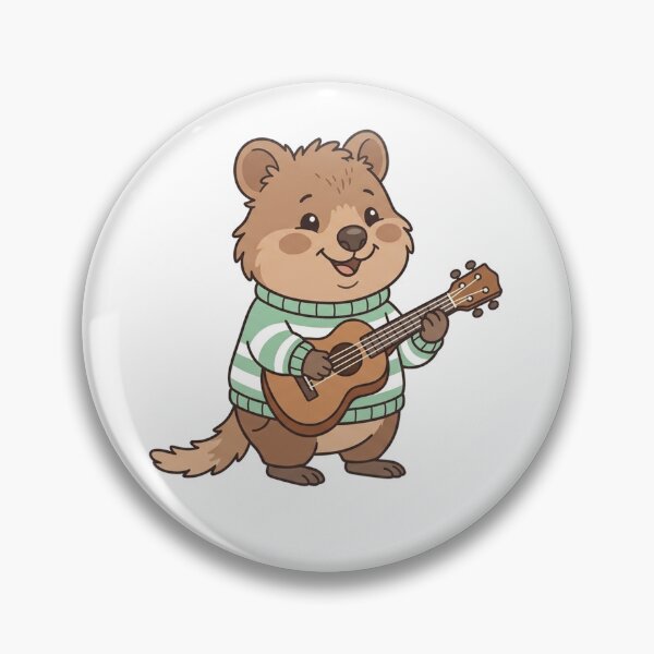 Item preview, Quokka Playing Ukulele Cute Animal Music Lover designed and sold by Owcomm.