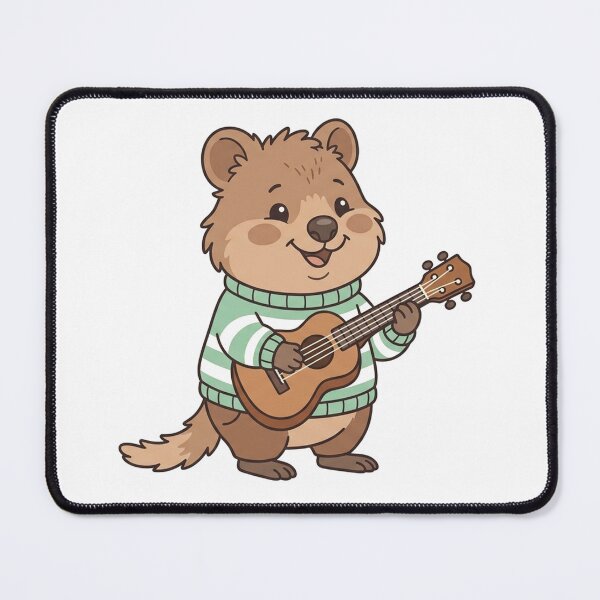 Item preview, Quokka Playing Ukulele Cute Animal Music Lover designed and sold by Owcomm.