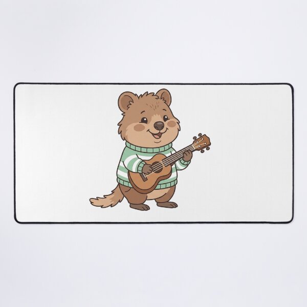 Item preview, Quokka Playing Ukulele Cute Animal Music Lover designed and sold by Owcomm.