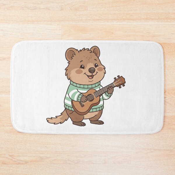 Item preview, Quokka Playing Ukulele Cute Animal Music Lover designed and sold by Owcomm.