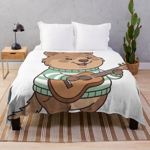 Item preview, Quokka Playing Ukulele Cute Animal Music Lover designed and sold by Owcomm.