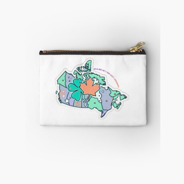 Item preview, Go n-éirí an t-ádh leat | Ireland to Canada Travel Sticker designed and sold by irishtravelinspo.