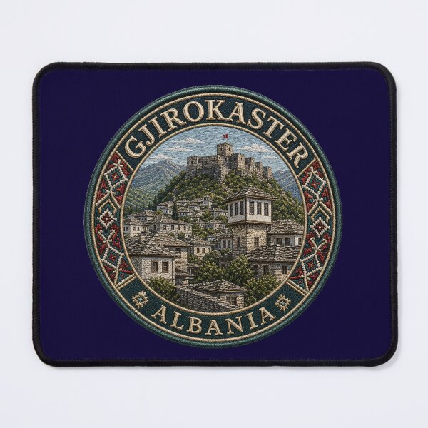 Item preview, Gjirokastër, Albania – Stone houses, fortress & Balkan landscape designed and sold by Girih.