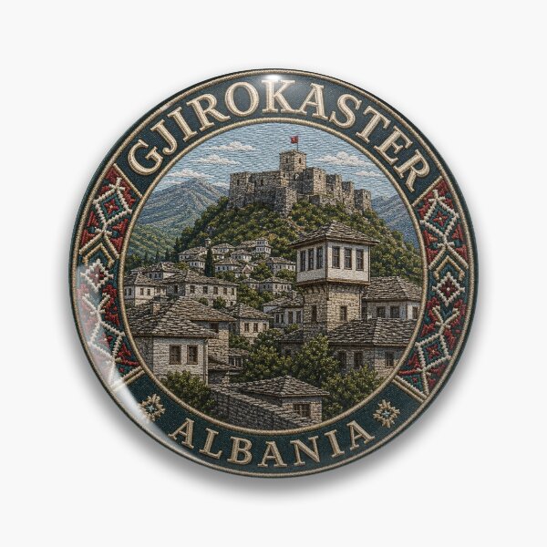 Item preview, Gjirokastër, Albania – Stone houses, fortress & Balkan landscape designed and sold by Girih.