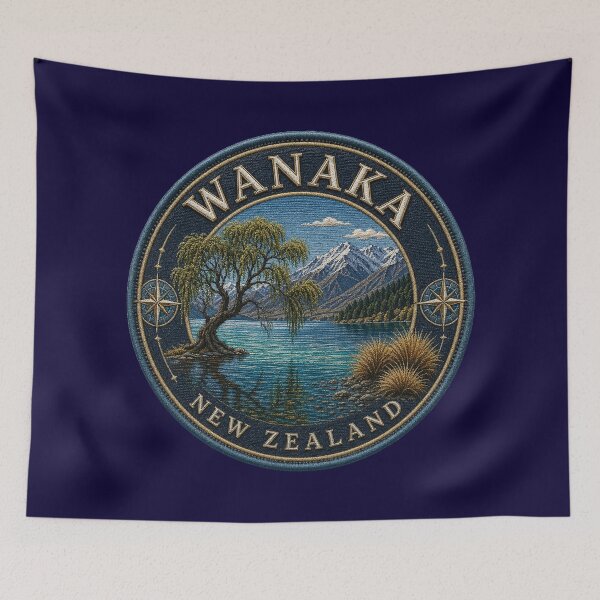 Item preview, Wanaka, New Zealand – Lone Tree, Alpine scenery & mirror water designed and sold by Girih.
