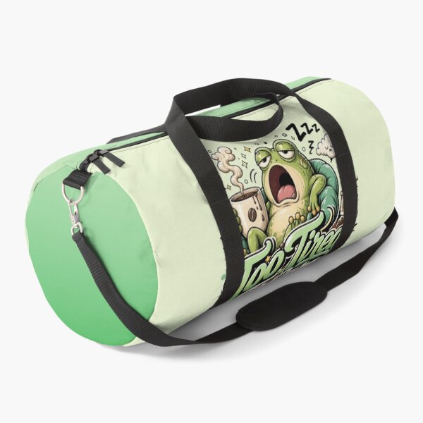 Item preview, Too Tired To Care | Yawning Frog designed and sold by skkyfaithArtz.