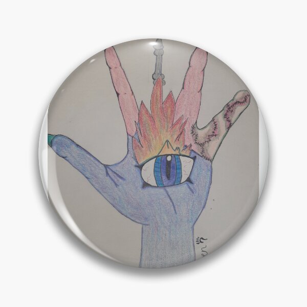 Item preview, The Seeing Hand — Eye Hand Art Print | Occult Illustration | Tattoo Flash designed and sold by Feral-Ink.