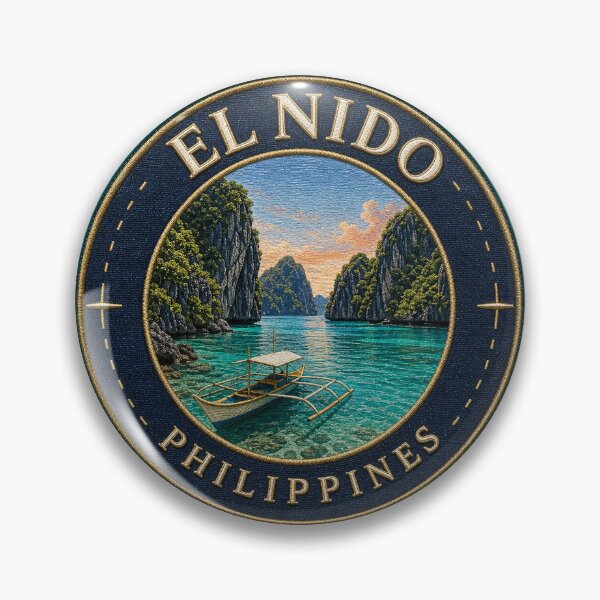 Item preview, El Nido, Philippines – Outrigger boat, karst cliffs & sunset designed and sold by Girih.