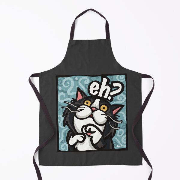 Item preview, Eh? Confused Tuxedo Cat Pop Art / 咦?困惑的賓士貓波普藝術 / あれ?困惑するタキシード猫のポップアート designed and sold by MeowdelStudio.
