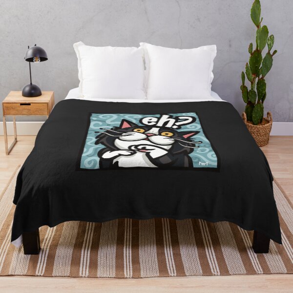 Item preview, Eh? Confused Tuxedo Cat Pop Art / 咦?困惑的賓士貓波普藝術 / あれ?困惑するタキシード猫のポップアート designed and sold by MeowdelStudio.