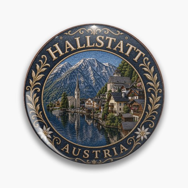 Item preview, Hallstatt, Austria – Lake, church tower & Alpine idyll designed and sold by Girih.
