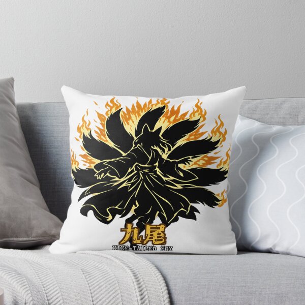 Item preview, Kitsune Nine-Tailed Fox Japanese Mythology Silhouette Art designed and sold by LainCellJapan.