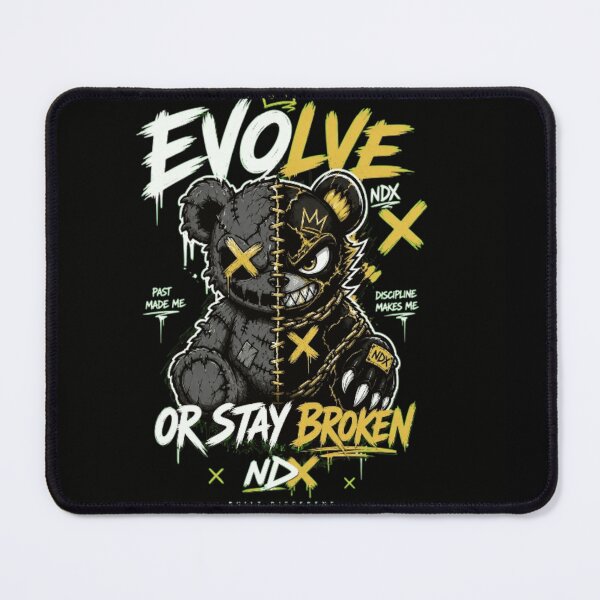 Item preview, Evolve or Stay Broken – Growth Mindset Bold Streetwear Graphic Design | NDX designed and sold by NDX9.