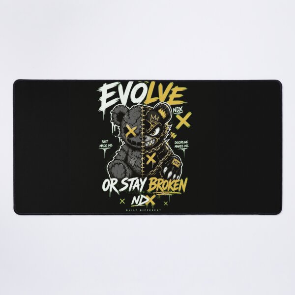 Item preview, Evolve or Stay Broken – Growth Mindset Bold Streetwear Graphic Design | NDX designed and sold by NDX9.