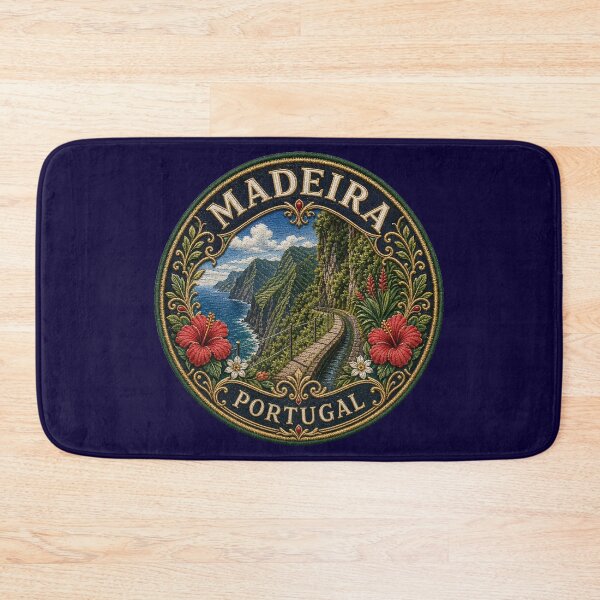 Item preview, Madeira, Portugal – Cliff path, Atlantic Ocean & tropical flowers designed and sold by Girih.