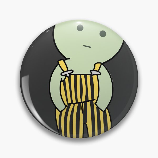 Item preview, black and gold overall smiski designed and sold by chickensoupshop.