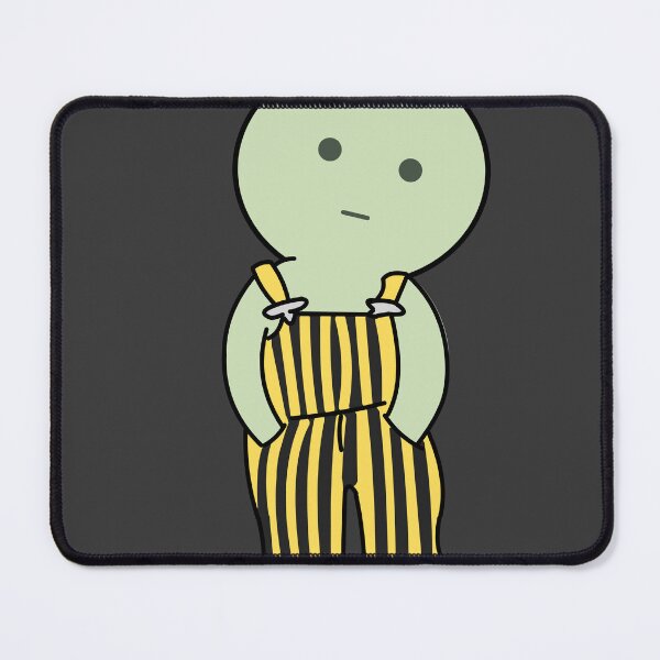 Item preview, black and gold overall smiski designed and sold by chickensoupshop.