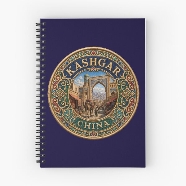 Item preview, Kashgar, China – Old Town, Minaret & Silk Road Market designed and sold by Girih.