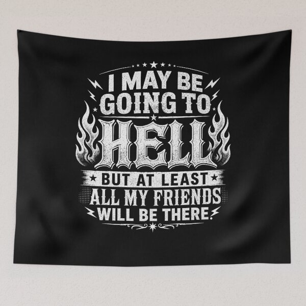 Item preview,  I May Be Going To Hell But designed and sold by Department61.