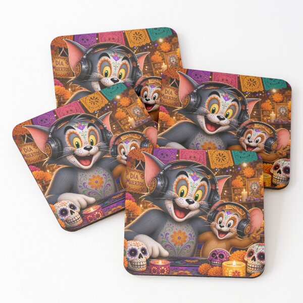Item preview, Tom y Jerry Día De Los Muertos designed and sold by Dale Barrett's Creations.