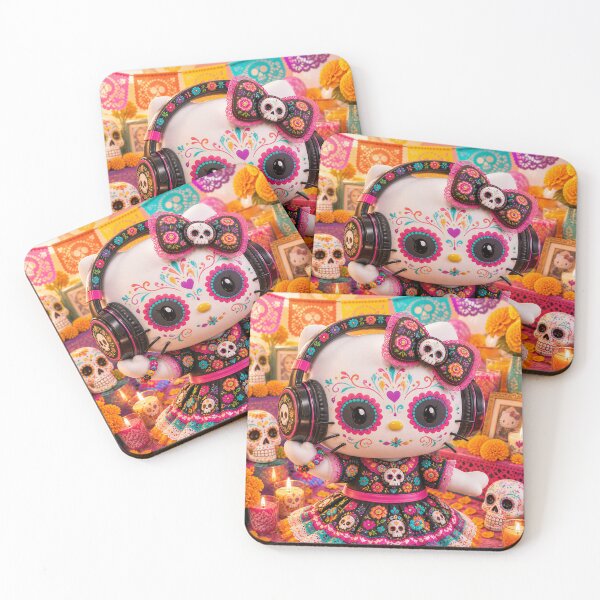 Item preview, Helly Kitty Day of the Dead designed and sold by Dale Barrett's Creations.
