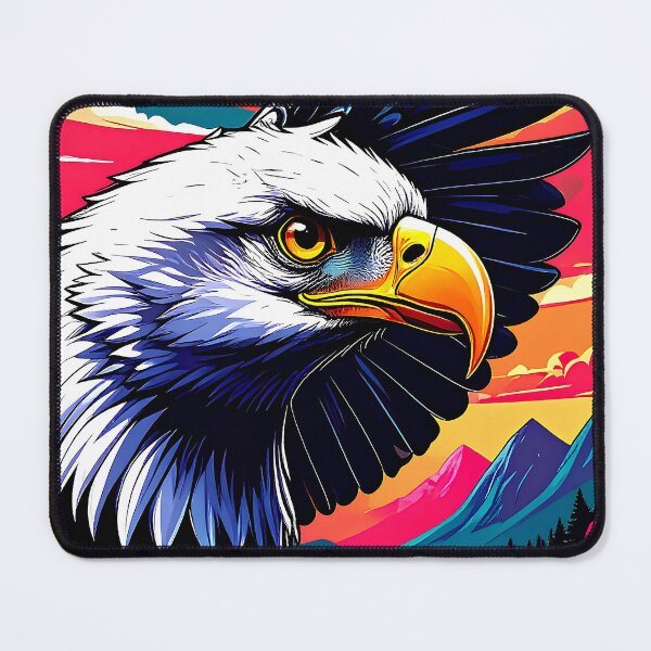 Item preview, Bald eagle in a sea-mountain landscape designed and sold by Creative Visualize.