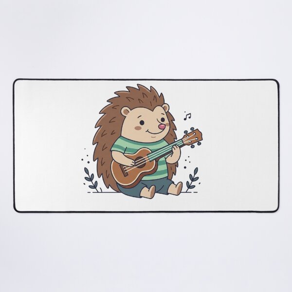 Item preview, Hedgehog Guitarist Cute Animal Music Art designed and sold by Owcomm.