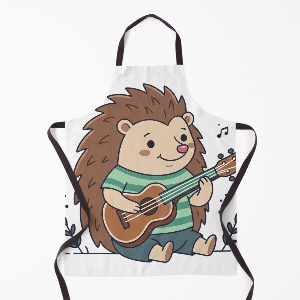 Item preview, Hedgehog Guitarist Cute Animal Music Art designed and sold by Owcomm.