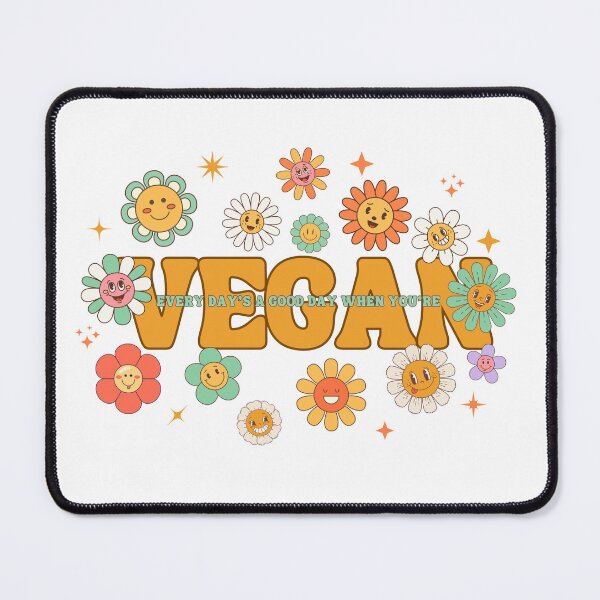 Item preview, Every Day's a Good Day When You're Vegan Vintage Flowers designed and sold by coodoosandco.