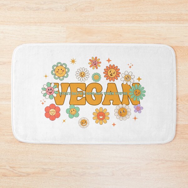 Item preview, Every Day's a Good Day When You're Vegan Vintage Flowers designed and sold by coodoosandco.