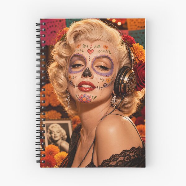 Item preview, Marilyn Monroe Day of the Dead designed and sold by Dale Barrett's Creations.