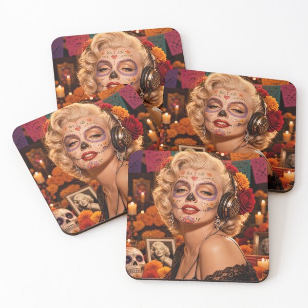 Item preview, Marilyn Monroe Day of the Dead designed and sold by Dale Barrett's Creations.