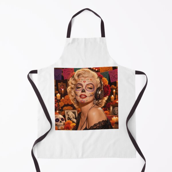 Item preview, Marilyn Monroe Day of the Dead designed and sold by Dale Barrett's Creations.