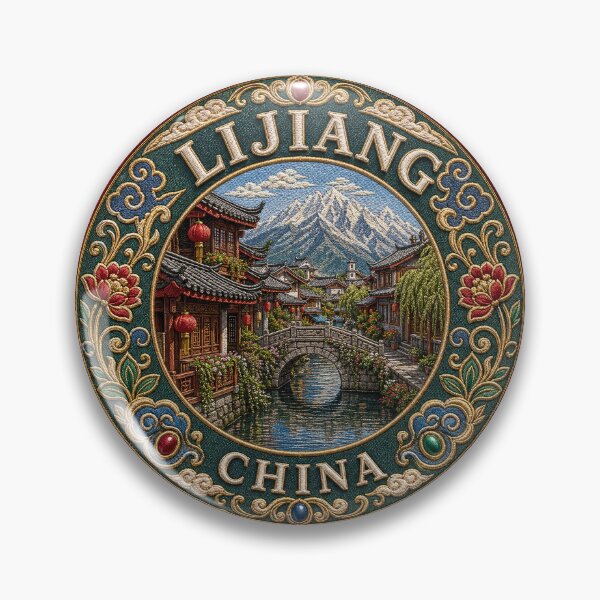Item preview, Lijiang, China – Old Town, Stone Bridge & Snow Peaks designed and sold by Girih.
