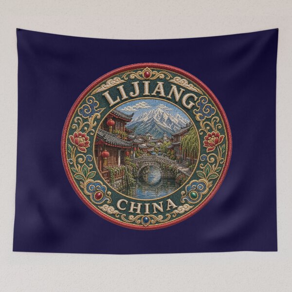 Item preview, Lijiang, China – Old Town, Stone Bridge & Snow Peaks designed and sold by Girih.