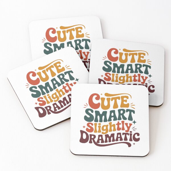 Item preview, Cute Smart Slightly Dramatic Retro Quote designed and sold by Cool-cat-art.