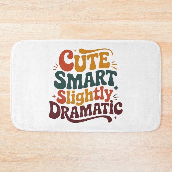 Item preview, Cute Smart Slightly Dramatic Retro Quote designed and sold by Cool-cat-art.