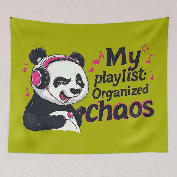Item preview, Musical Panda Chaotic Playlist designed and sold by UrbanPrts.