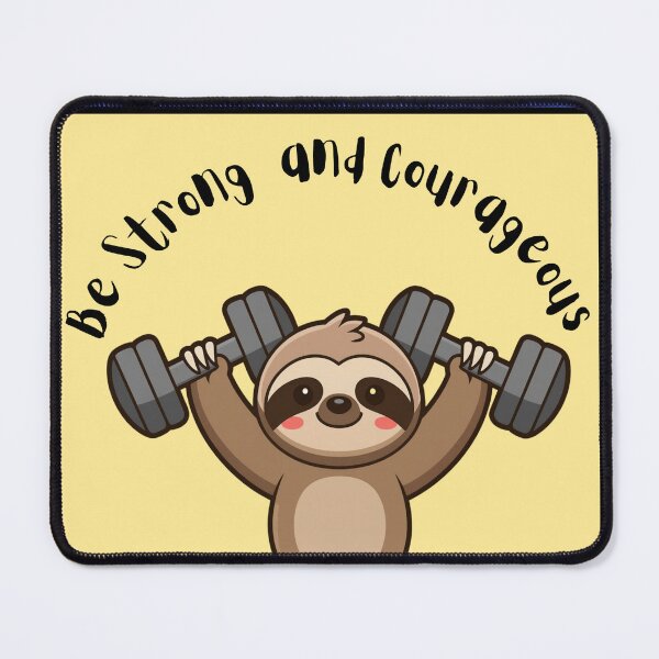 Item preview, Be Strong Sloth  designed and sold by JessicaHuffArt.